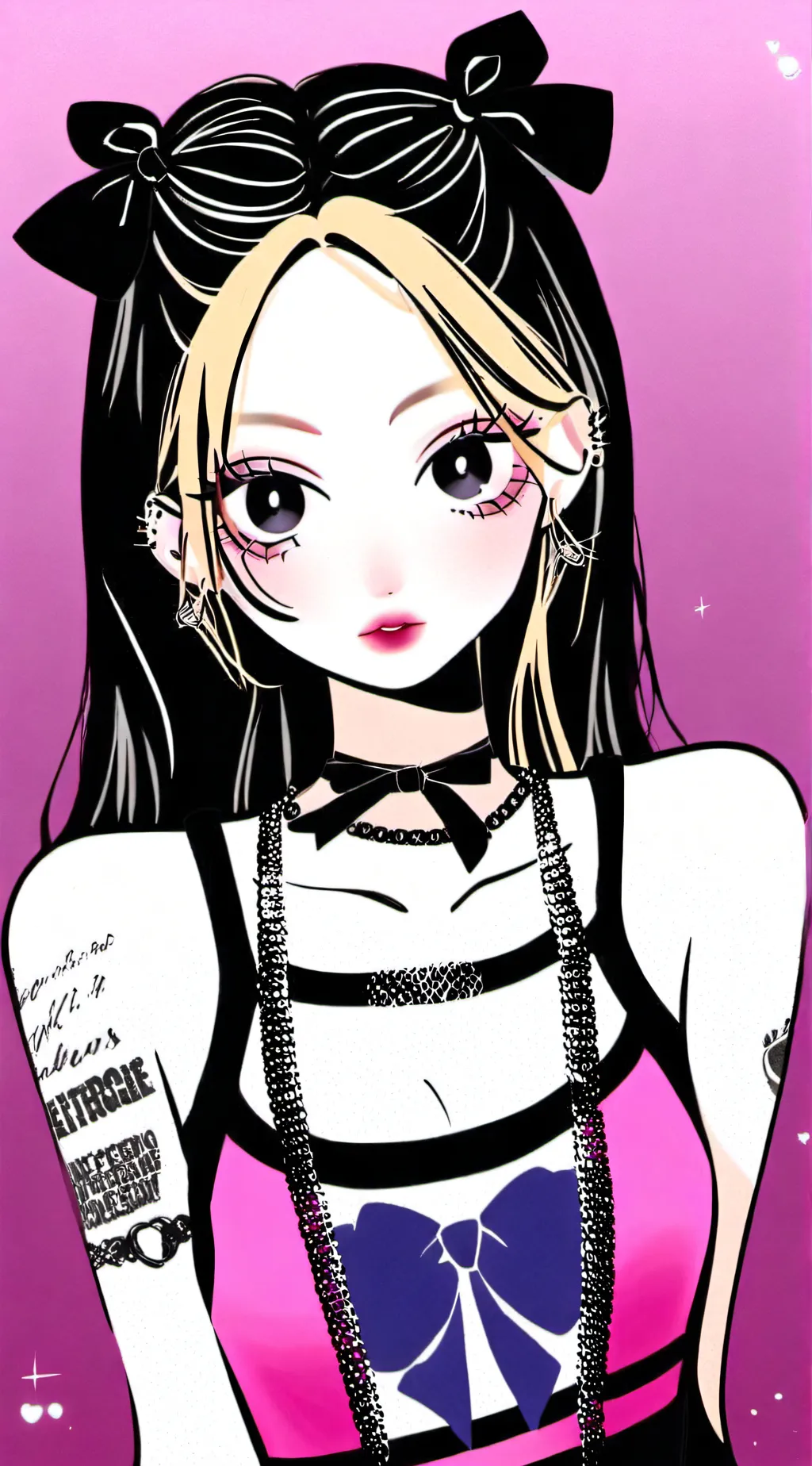 ai character: Andromeda  background