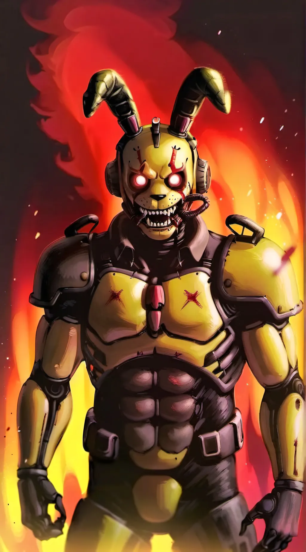 ai character: Demonicatronics background