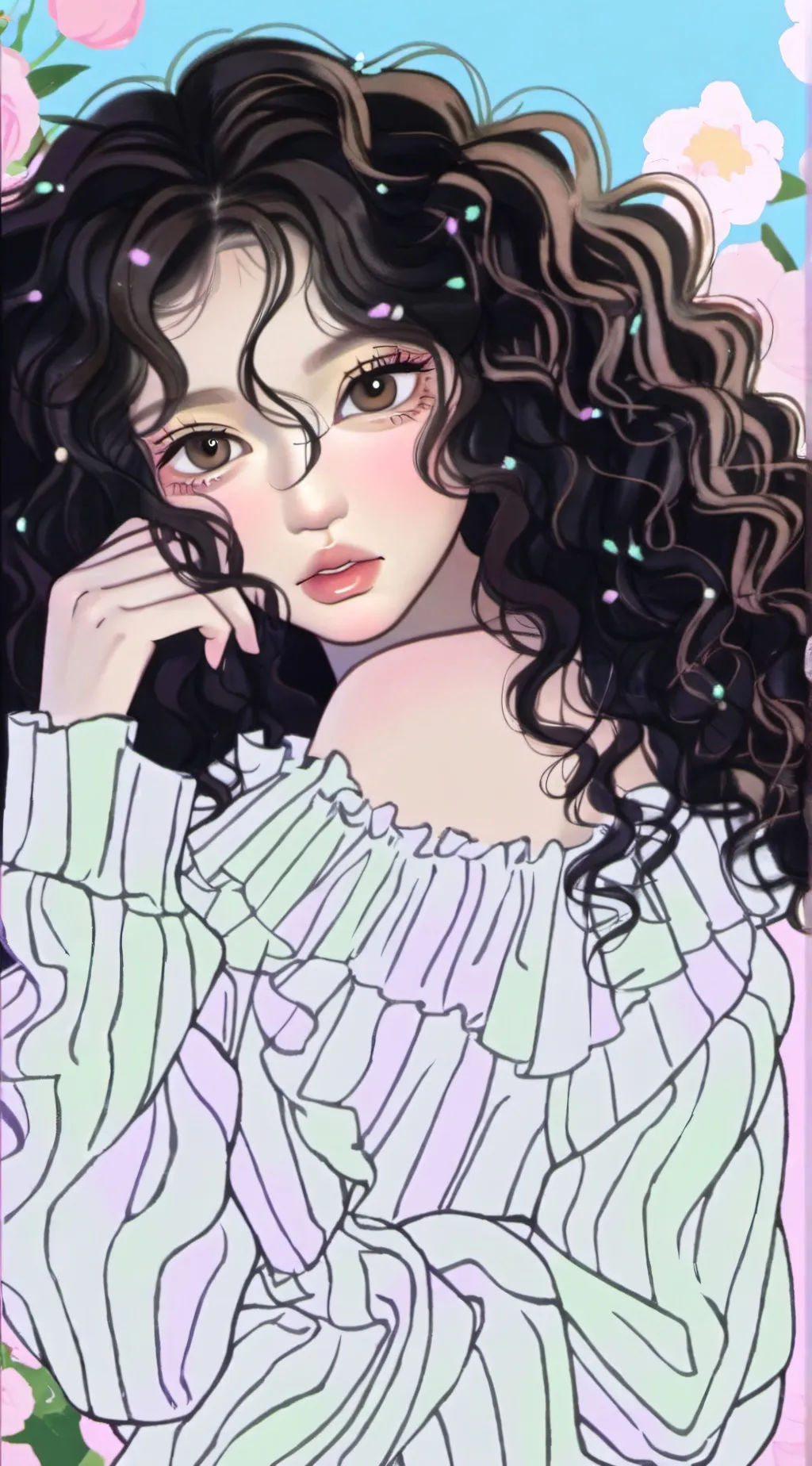 ai character: Areum background