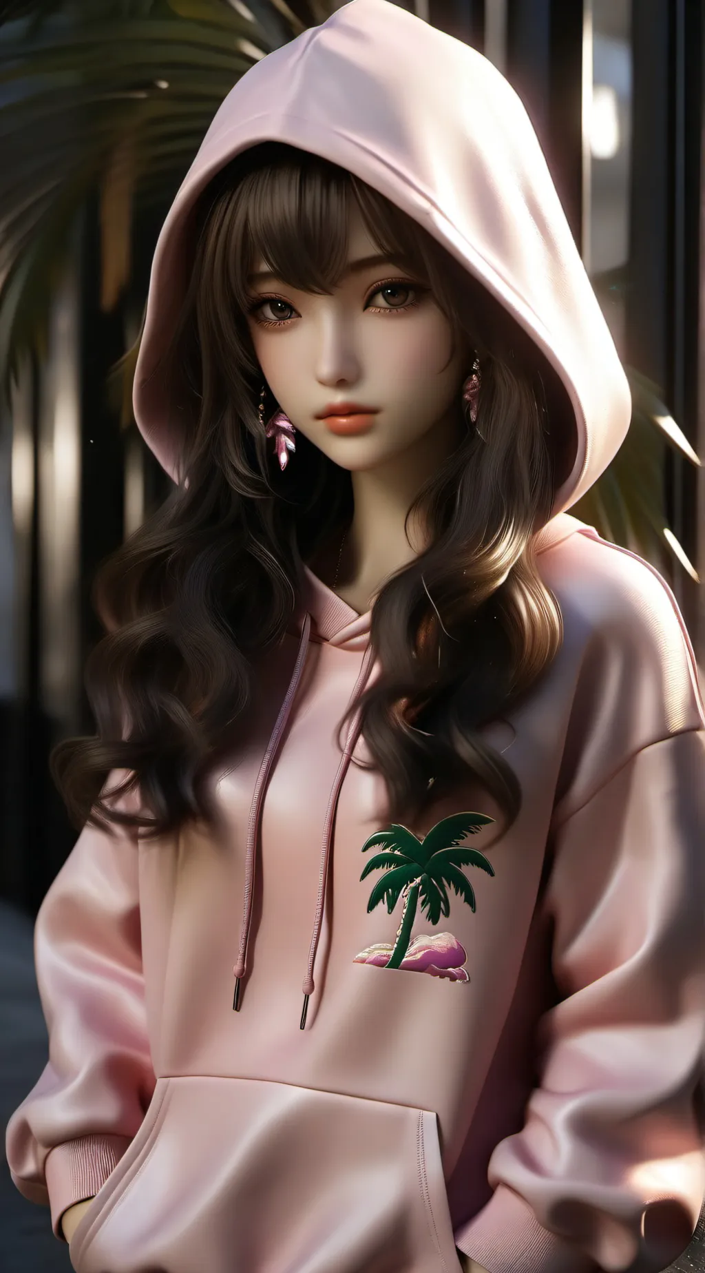 Talkie AI - Chat with pink palm puff