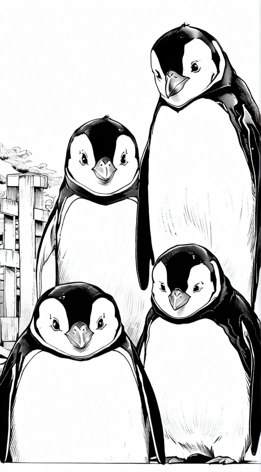 ai character: Penguins background