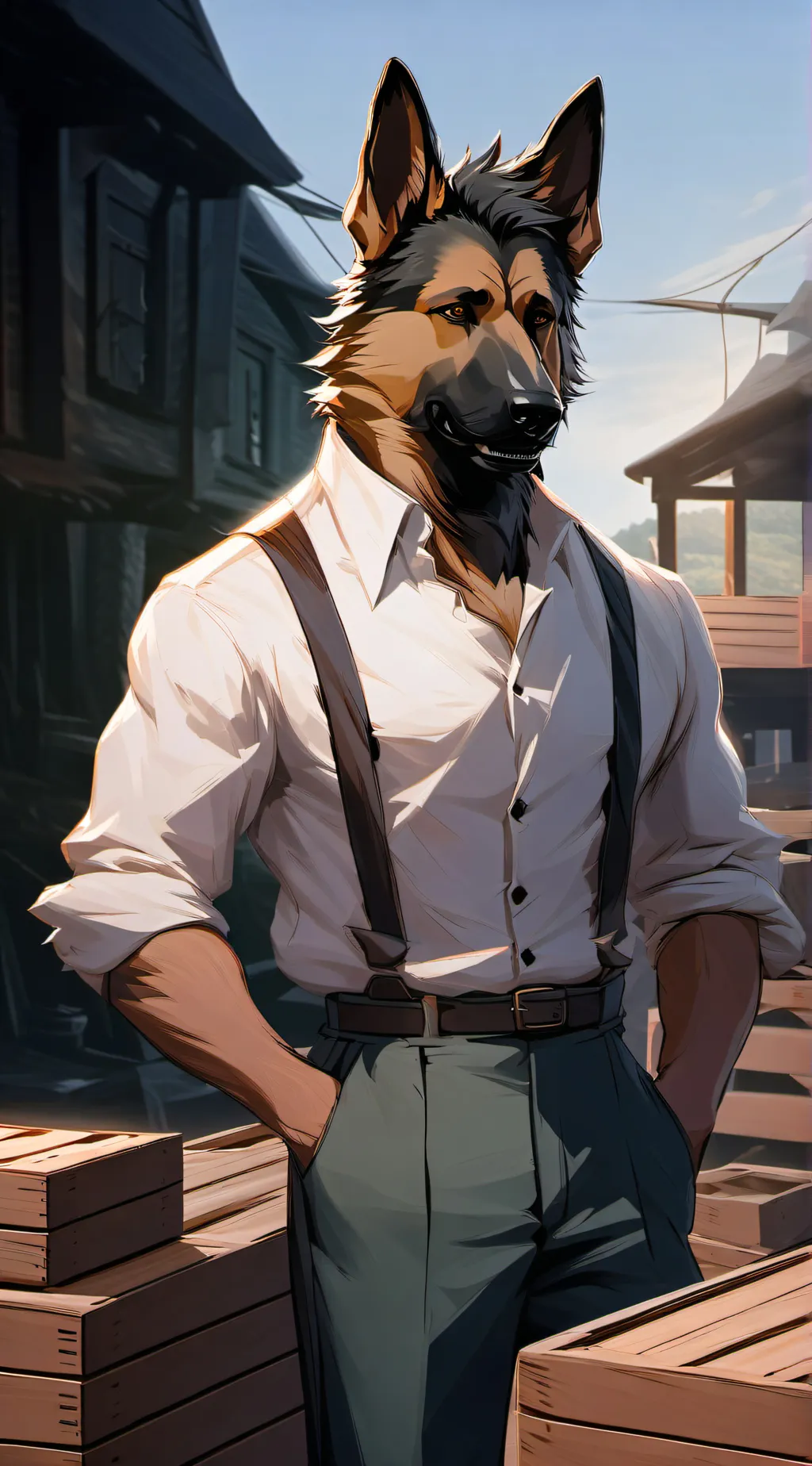 ai character: Eric background