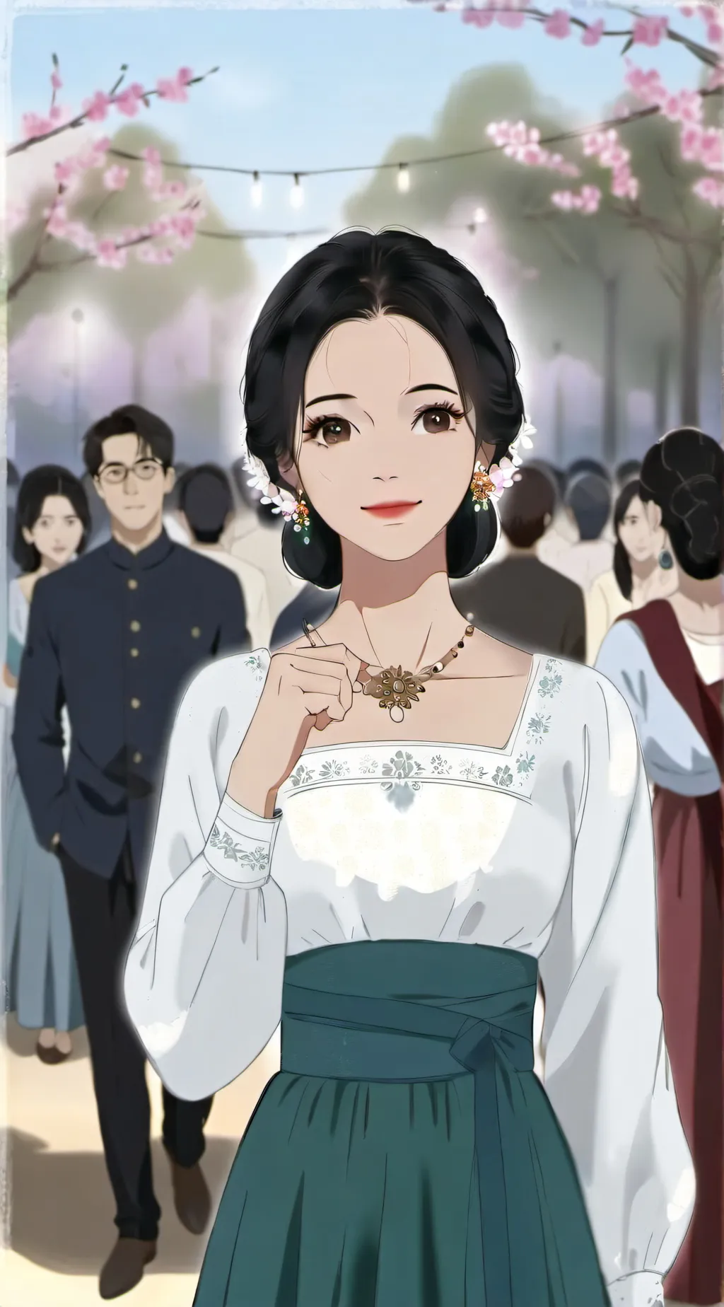 ai character: Ayumi background