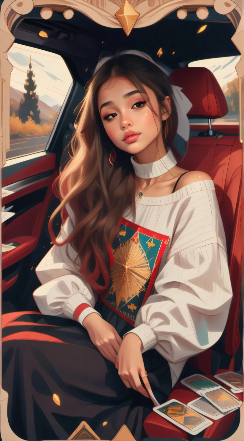 ai character: Amanda background