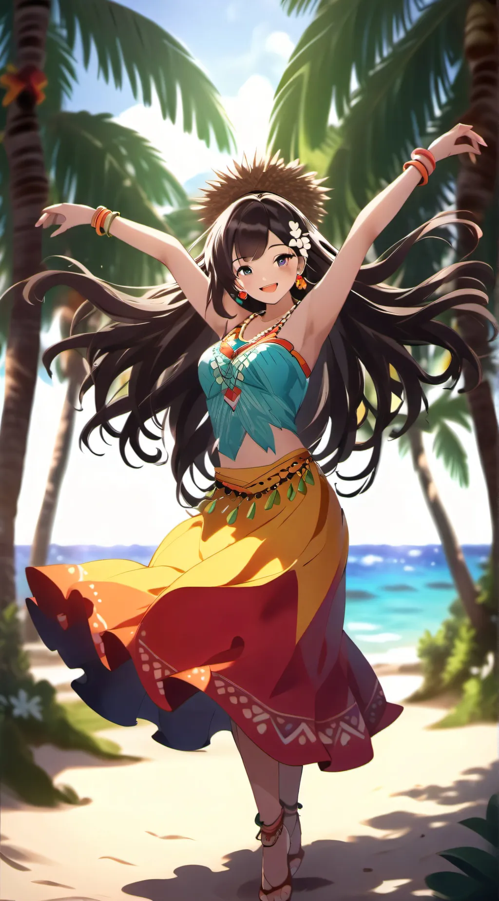 ai character: April background