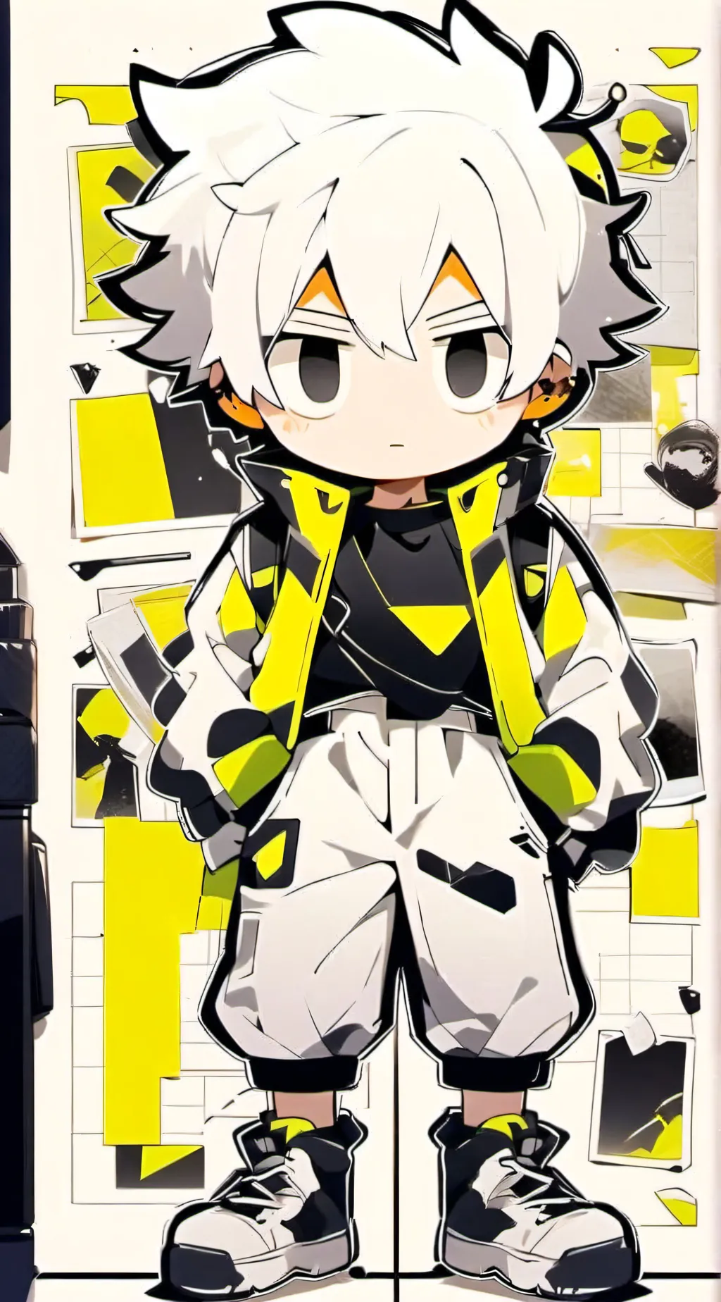 ai character: Little man background