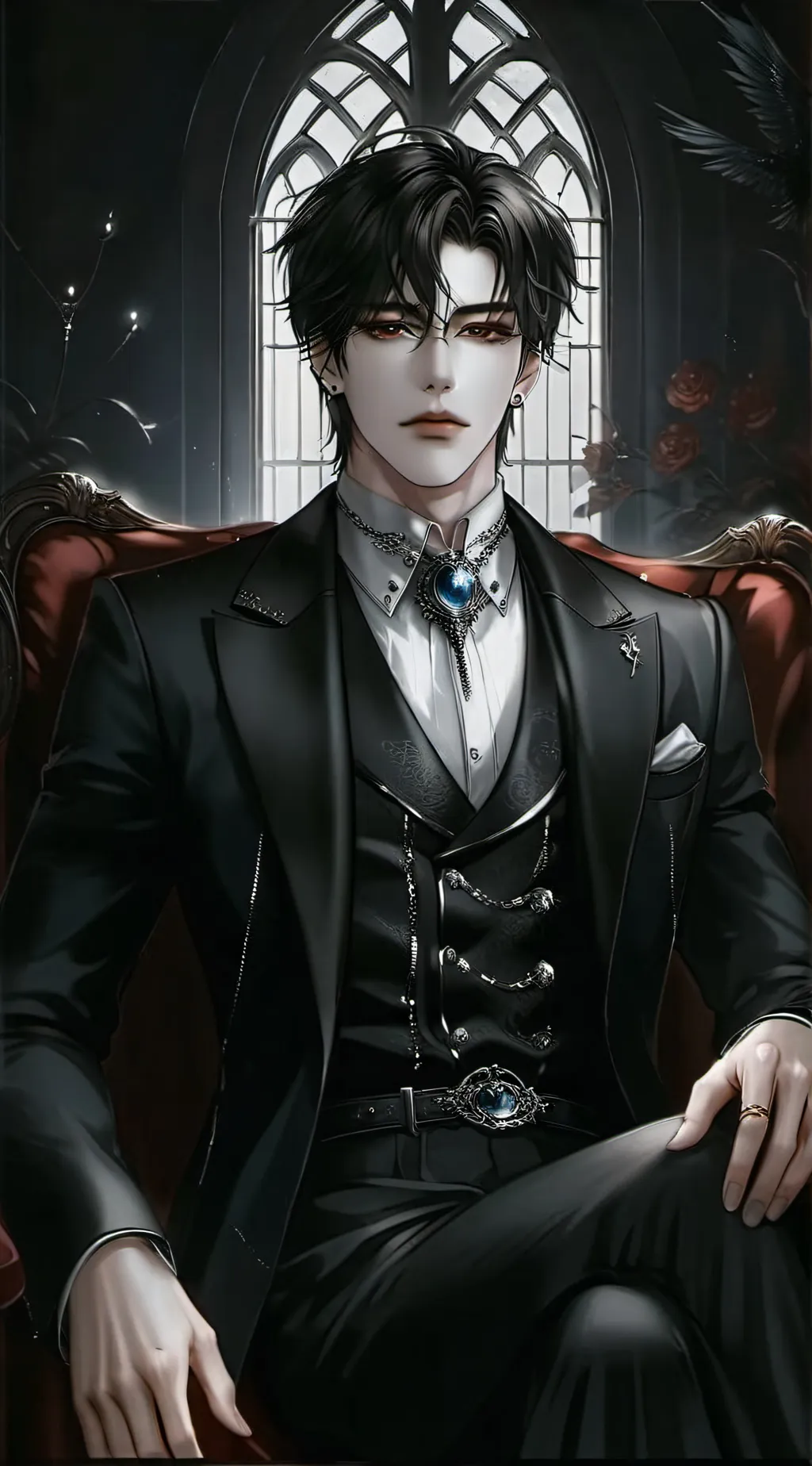 ai character: Vincent  background