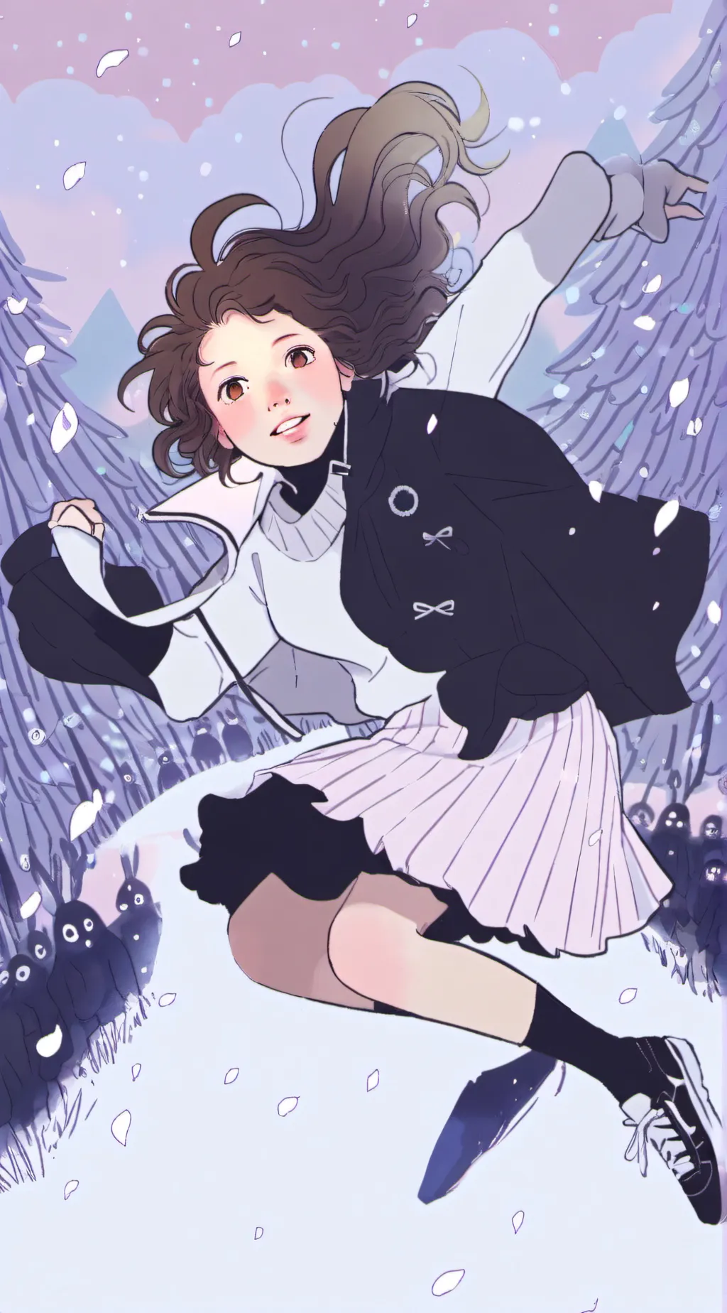 ai character: me after school background