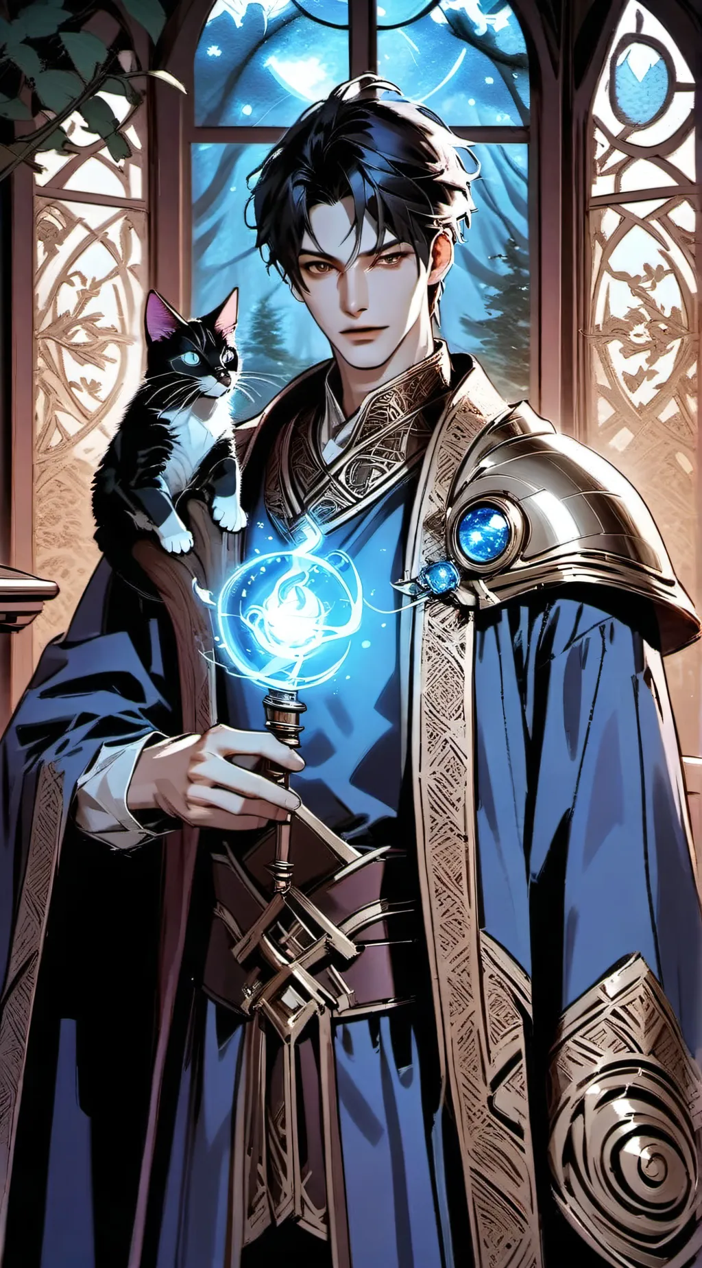 ai character: Alastair Morrow background