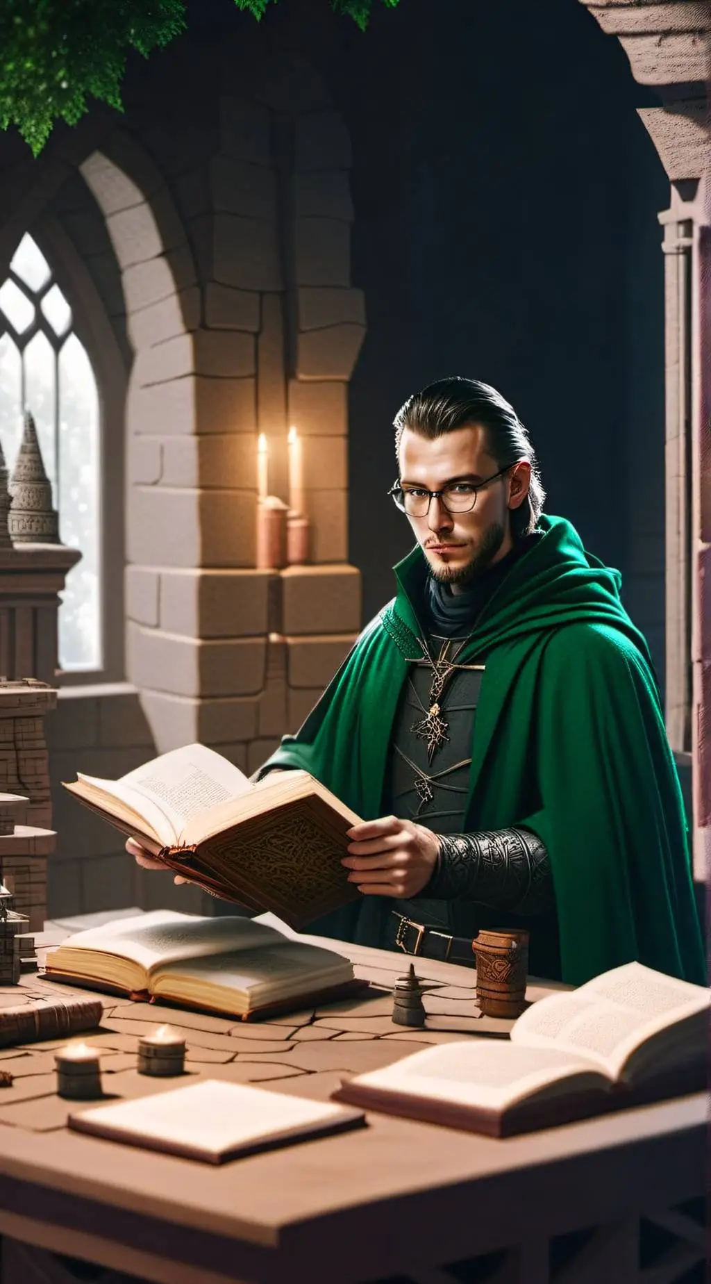 ai character: Dungeon Master  background