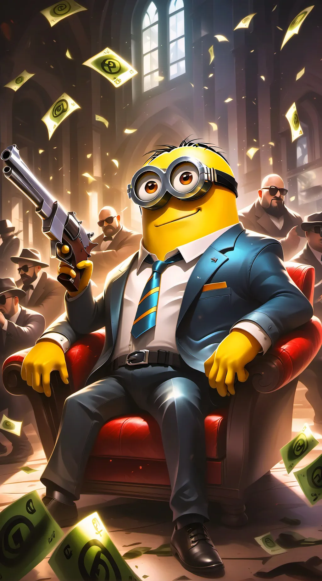 ai character: minion gangster background