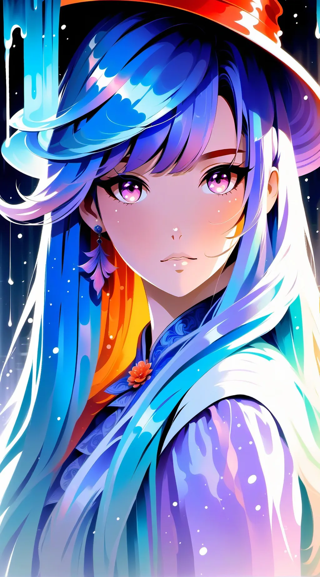 ai character: Petal background