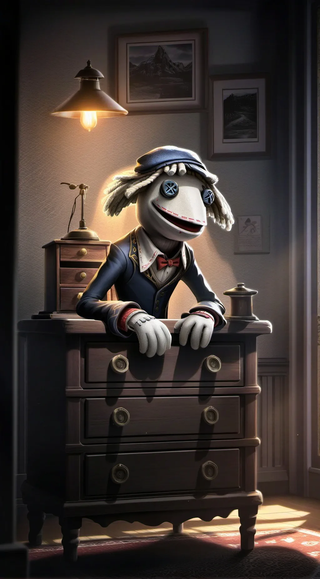 ai character: Steve  background