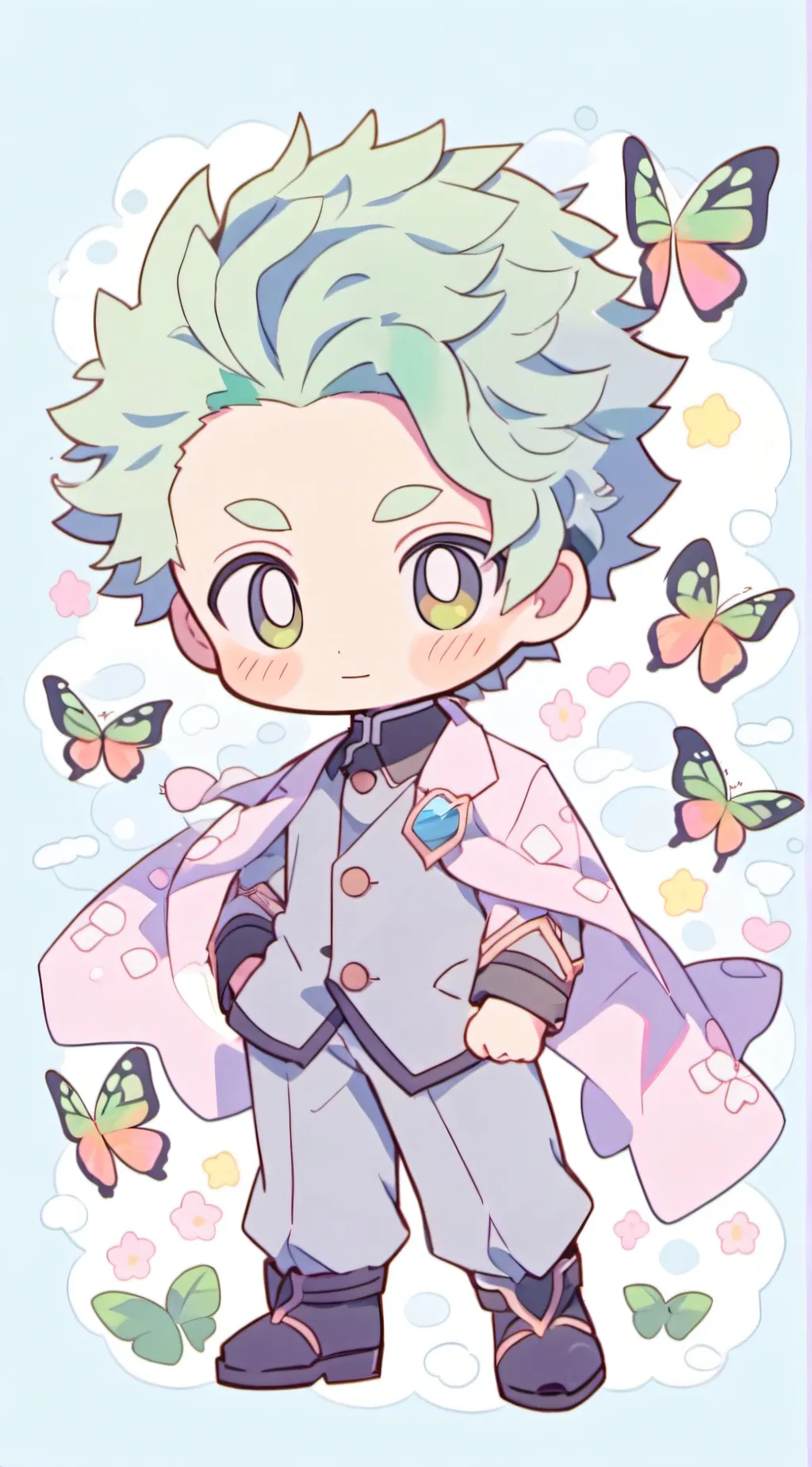 ai character: 🦞mha🦞 background
