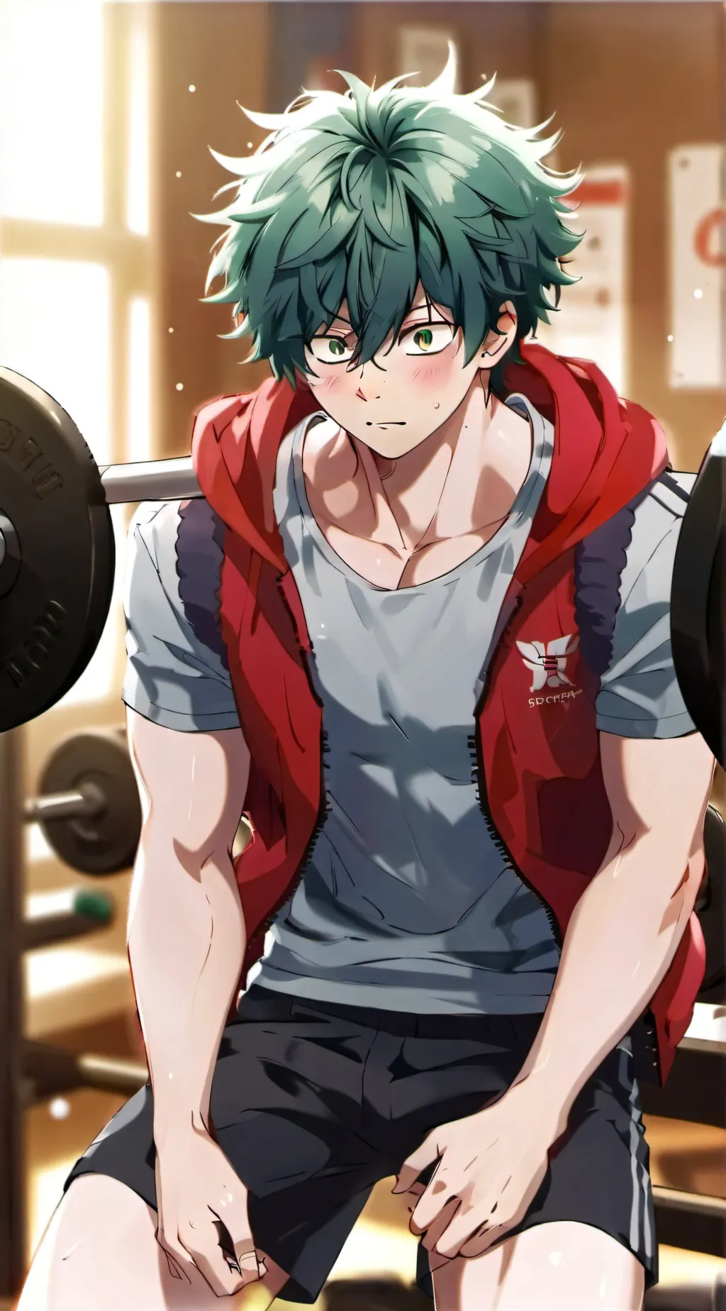 ai character: Deku background