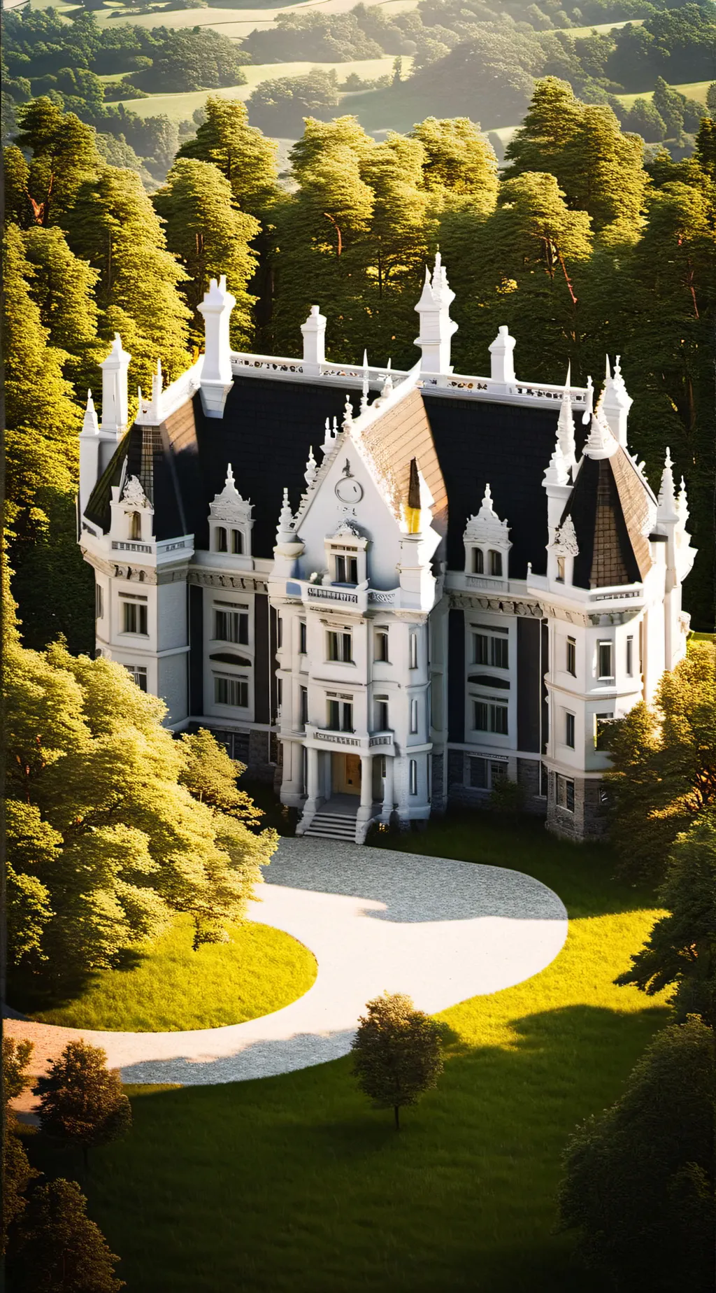 ai character: Maxton Hall  background