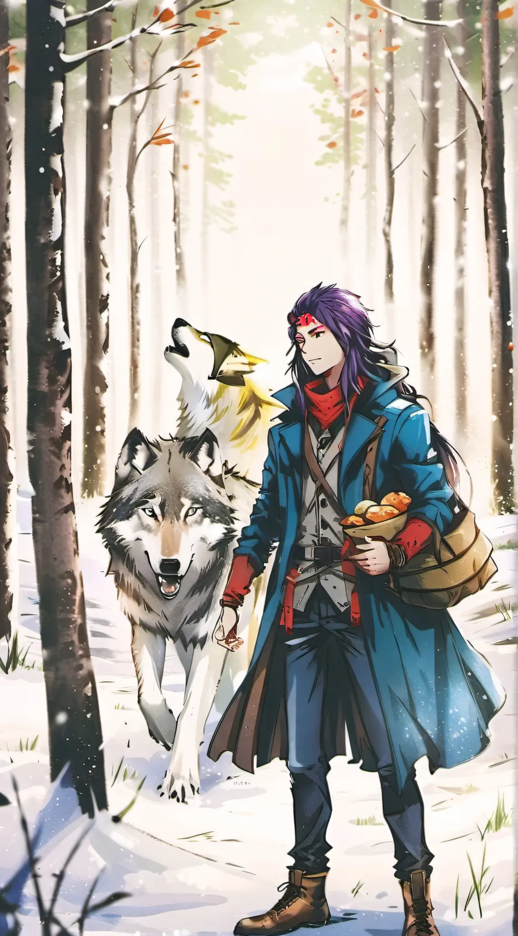 ai character: Mha×Wolf background