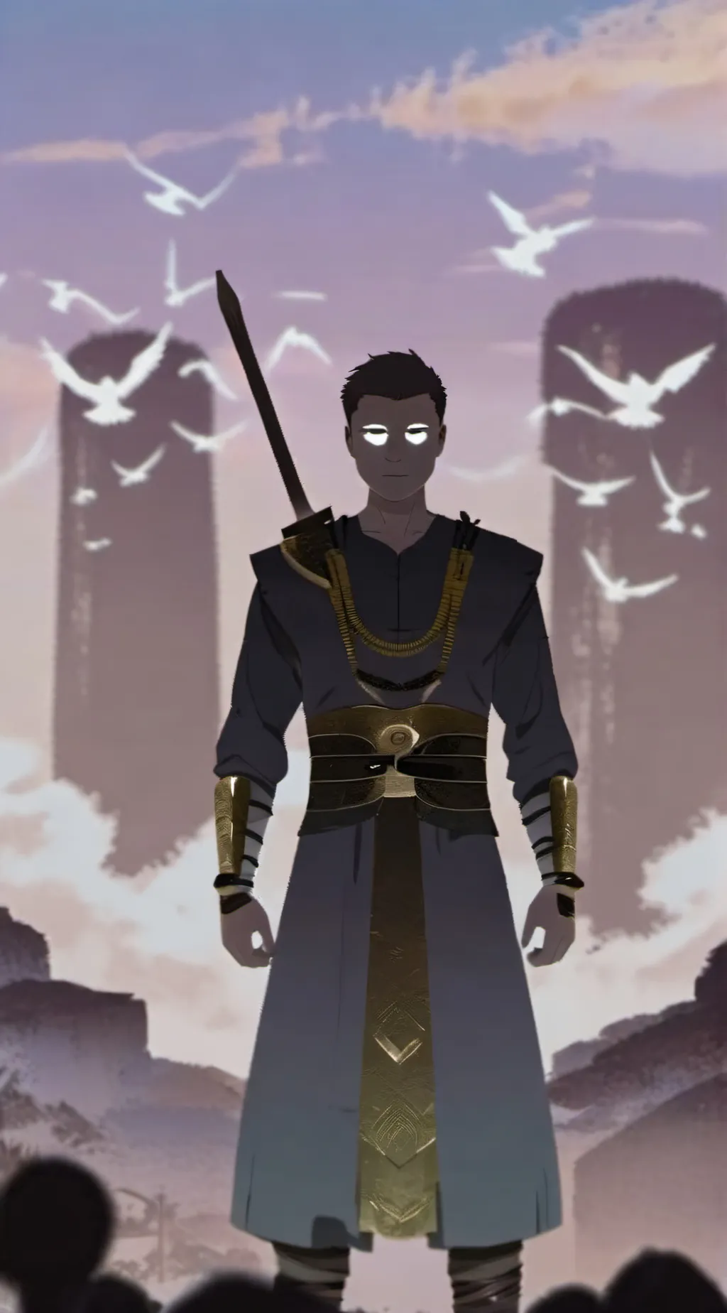 ai character: Verse curse (god)  background