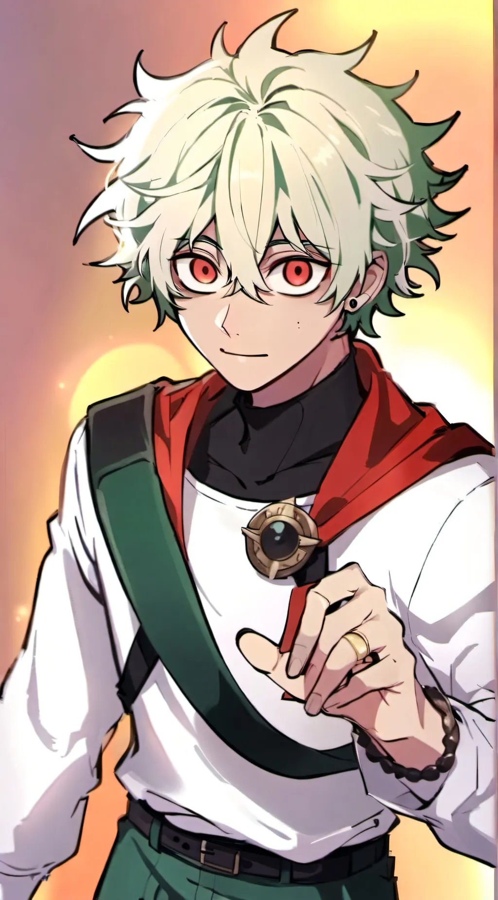 ai character: Villain izuku  background
