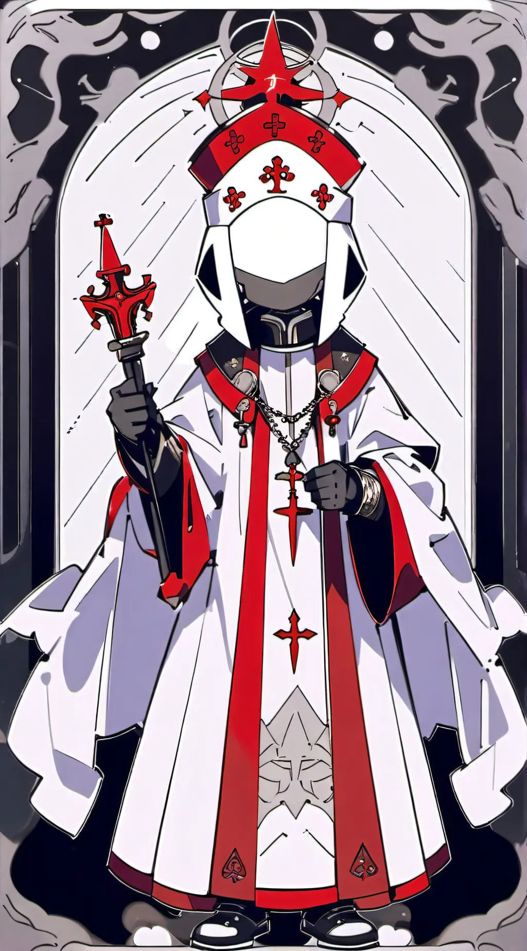 ai character: The one Who Waits background