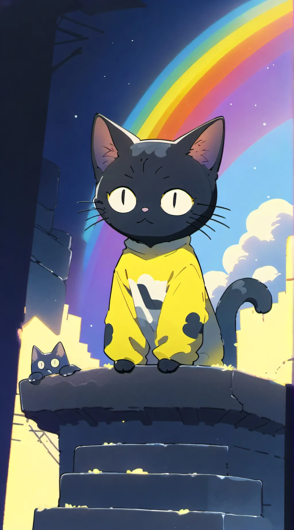 ai character: cat bendu background
