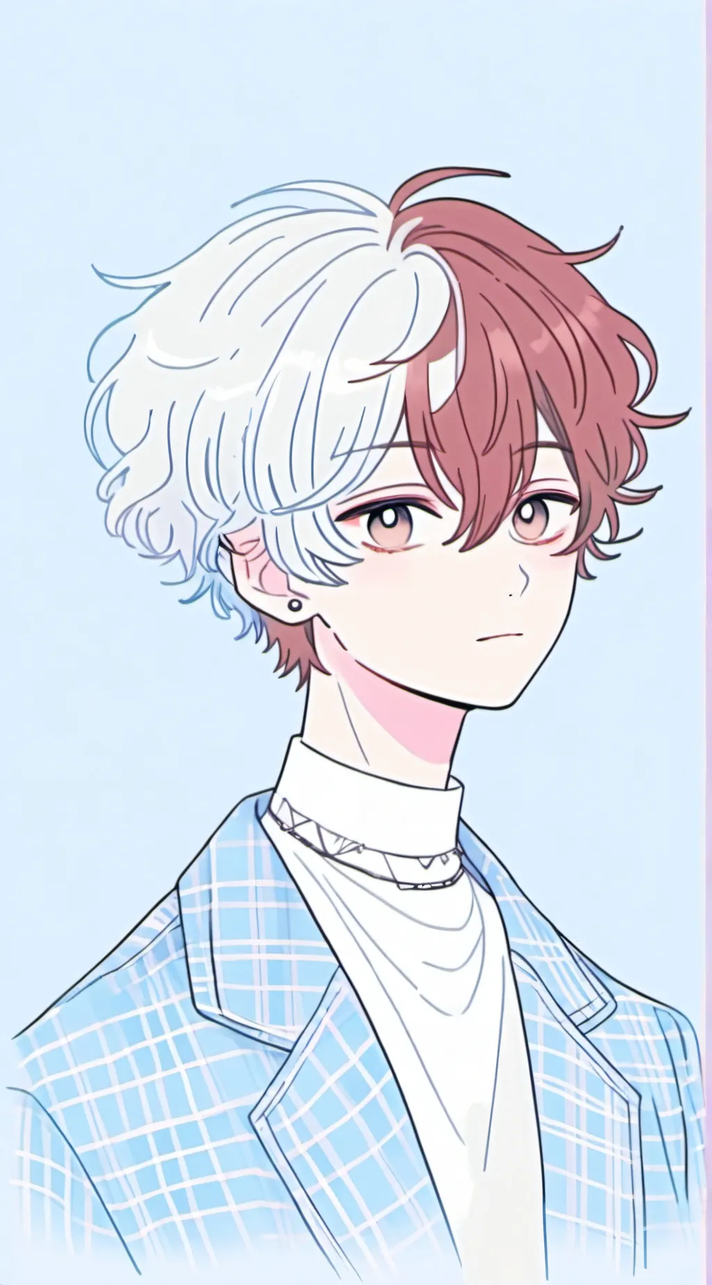 ai character: shoto todoroki  background
