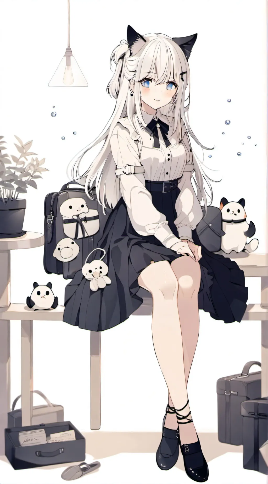 ai character: maily background