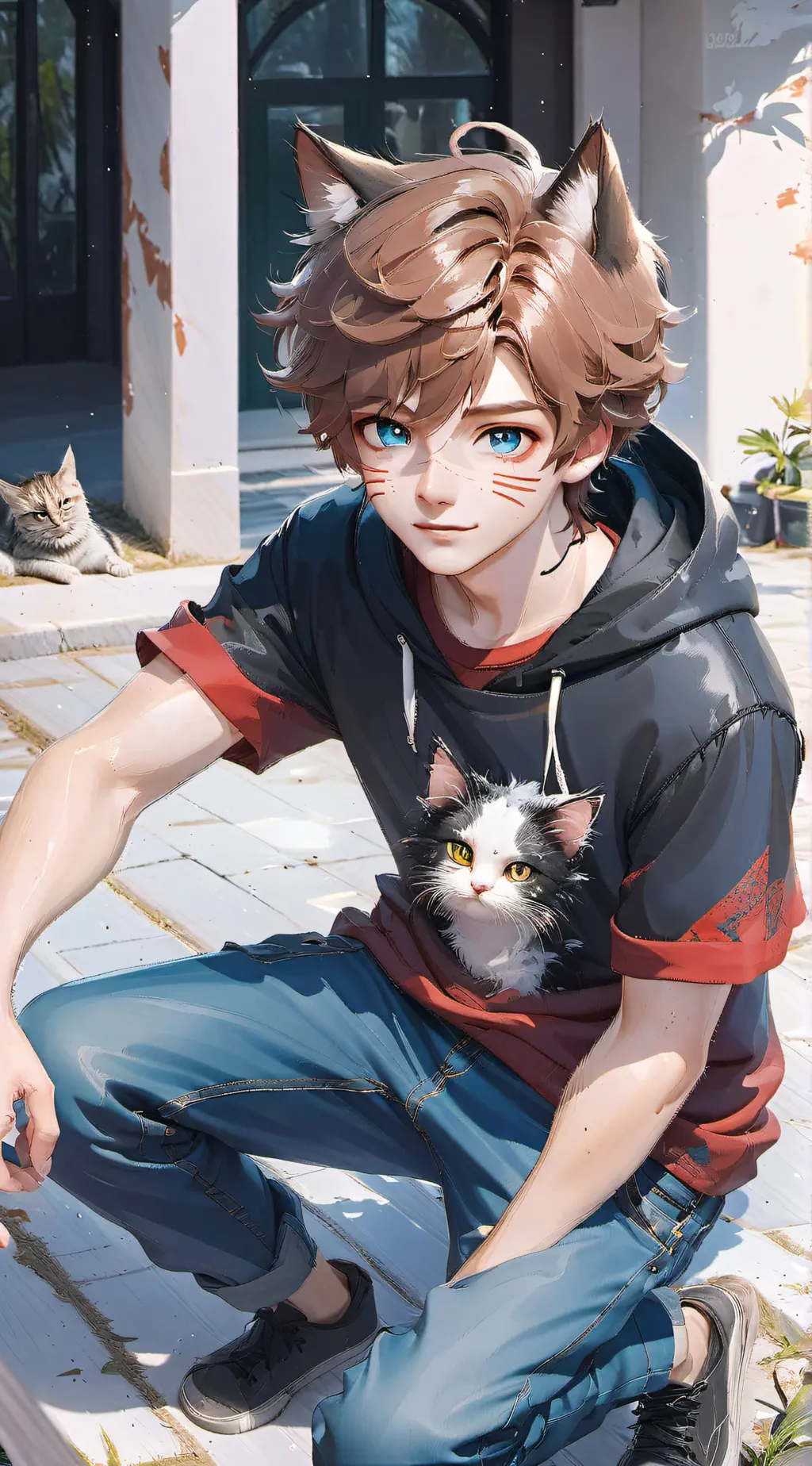 ai character: Ren background