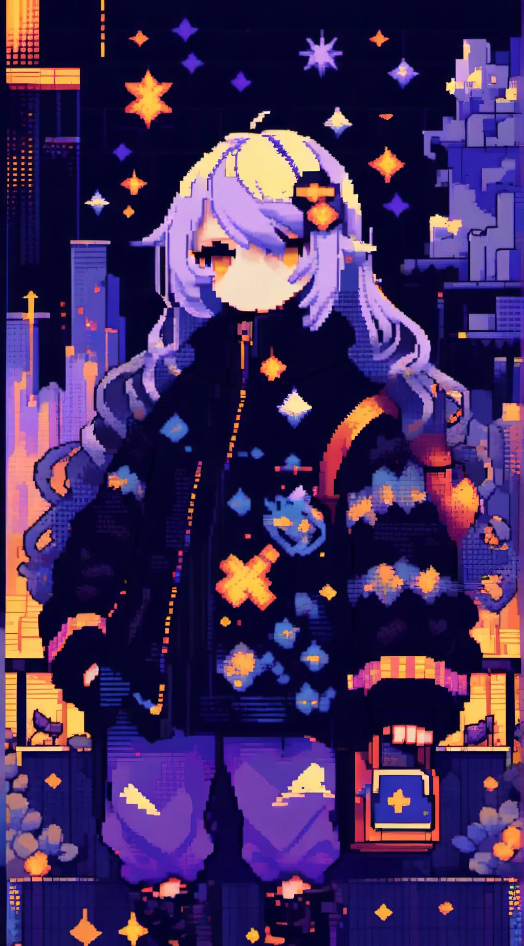 ai character: MD x Kirby  background