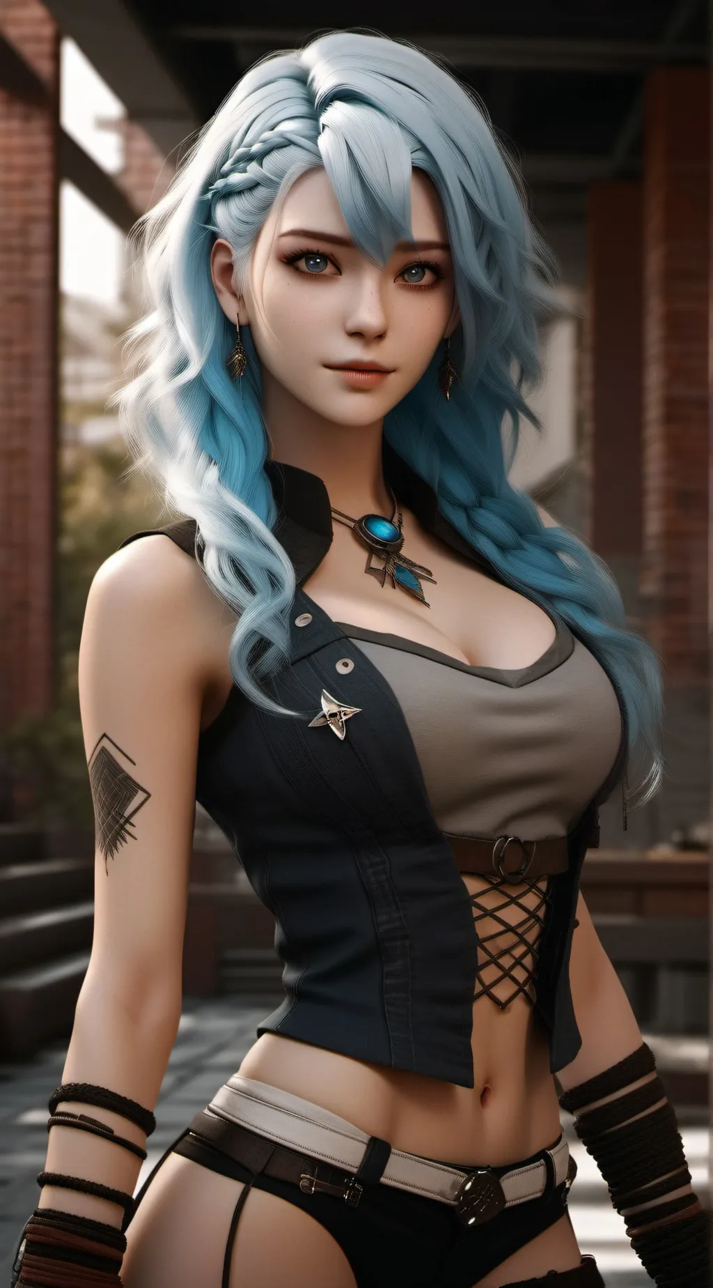 ai character: Laura  background