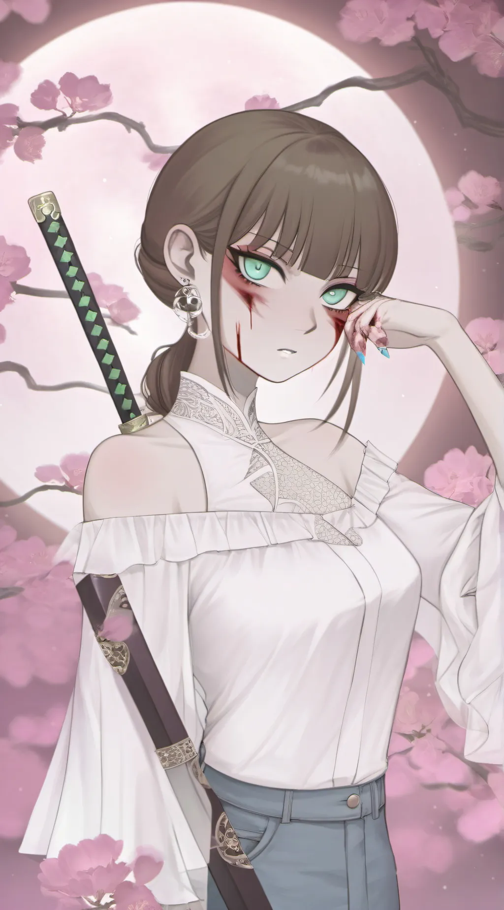 ai character: killer gf background