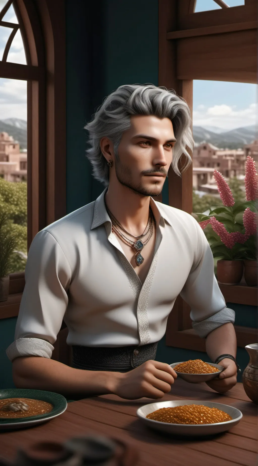 ai character: Carlo background