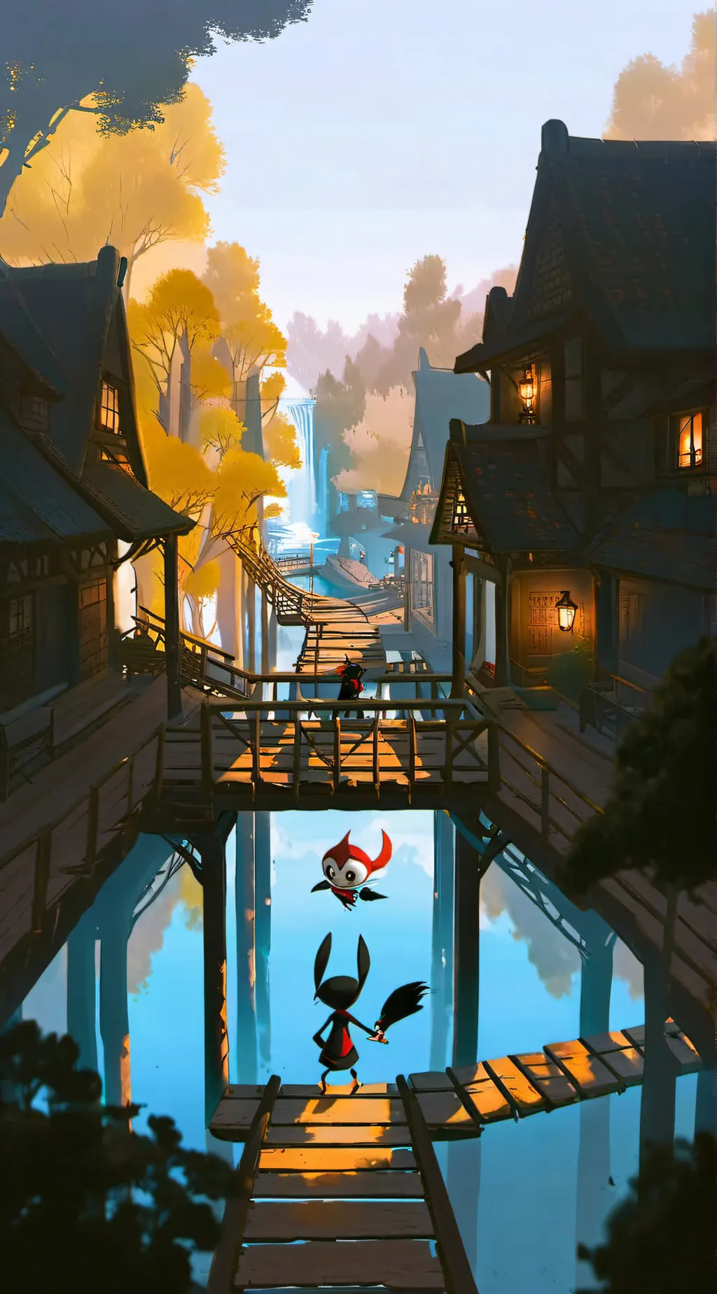 ai character: Hazbin hotel background