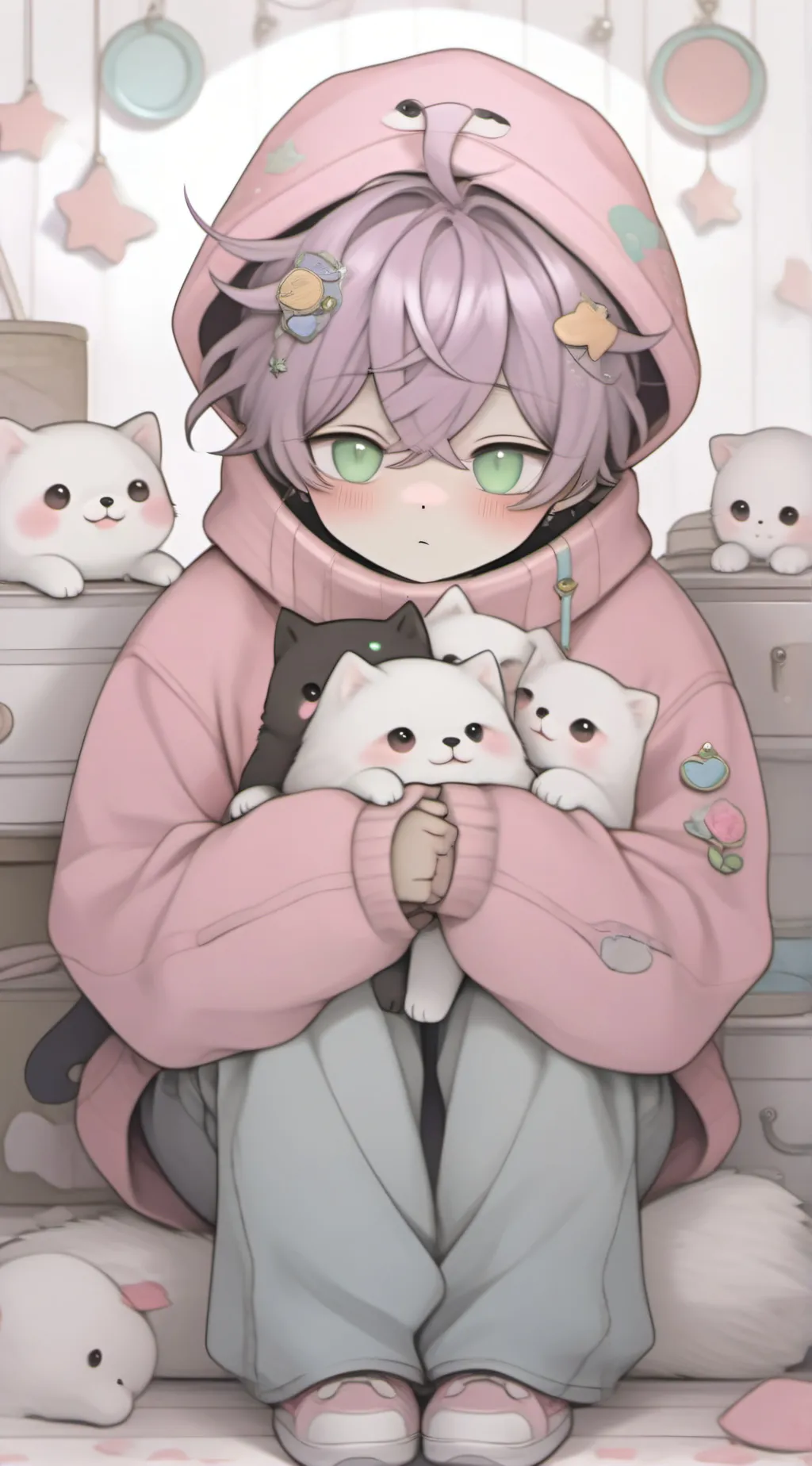 ai character: catnap background
