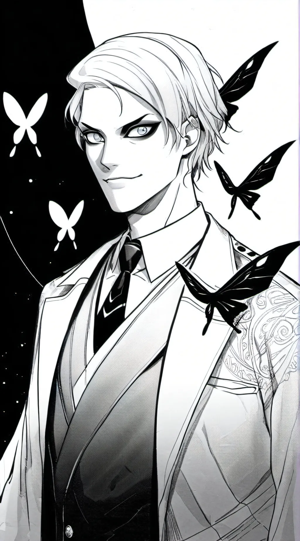 ai character: Hawk Moth background