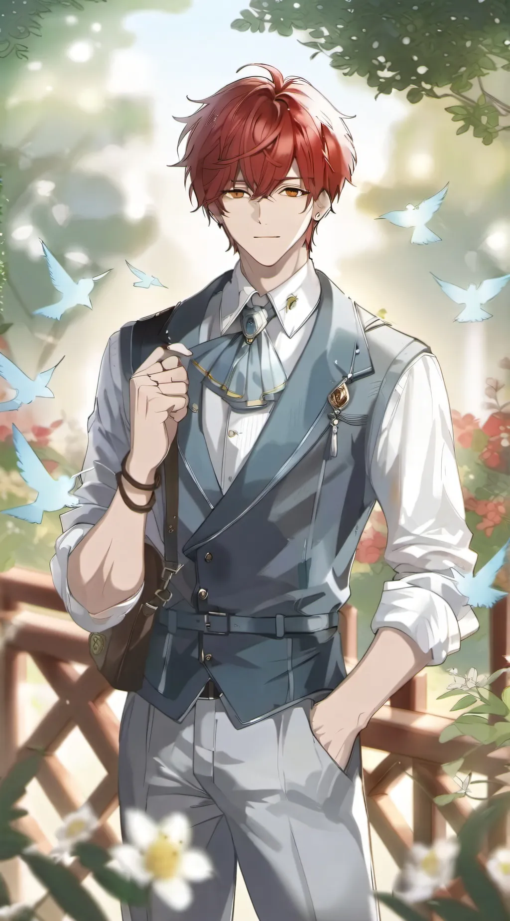 ai character: tanjiro kamado background