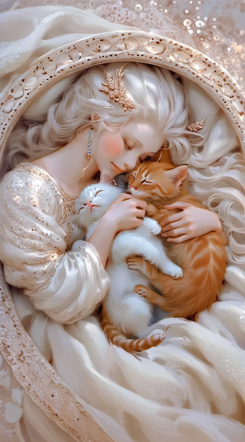 ai character: Cats background