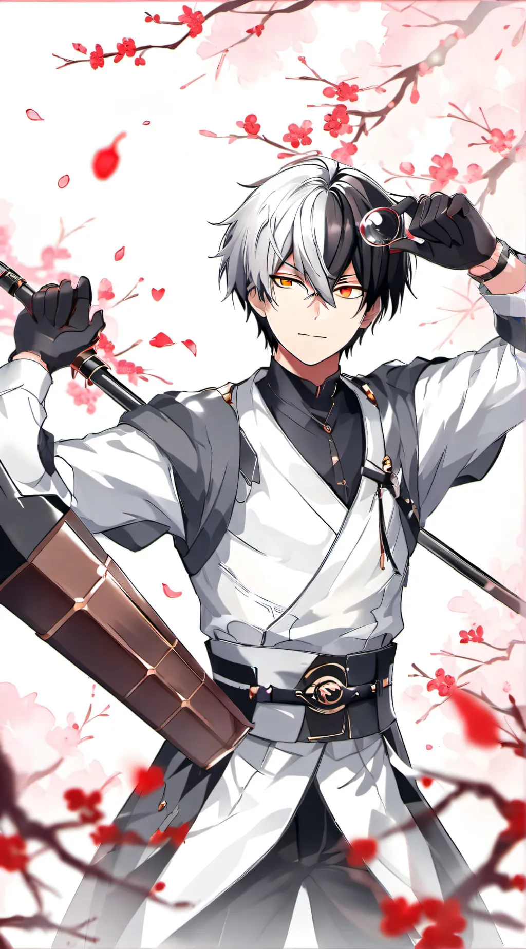 ai character: pickup line kny background