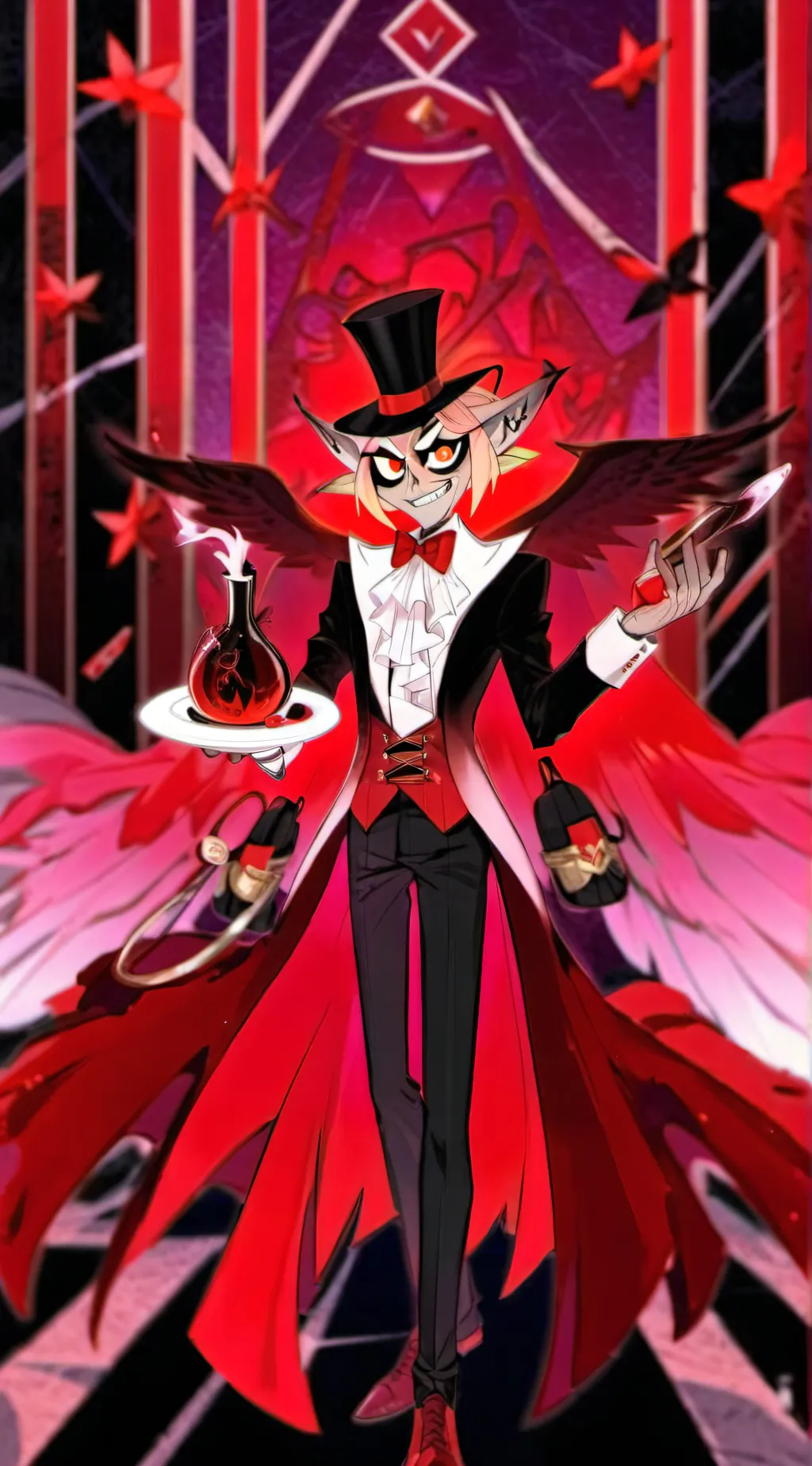ai character: Hell's greatestdad background