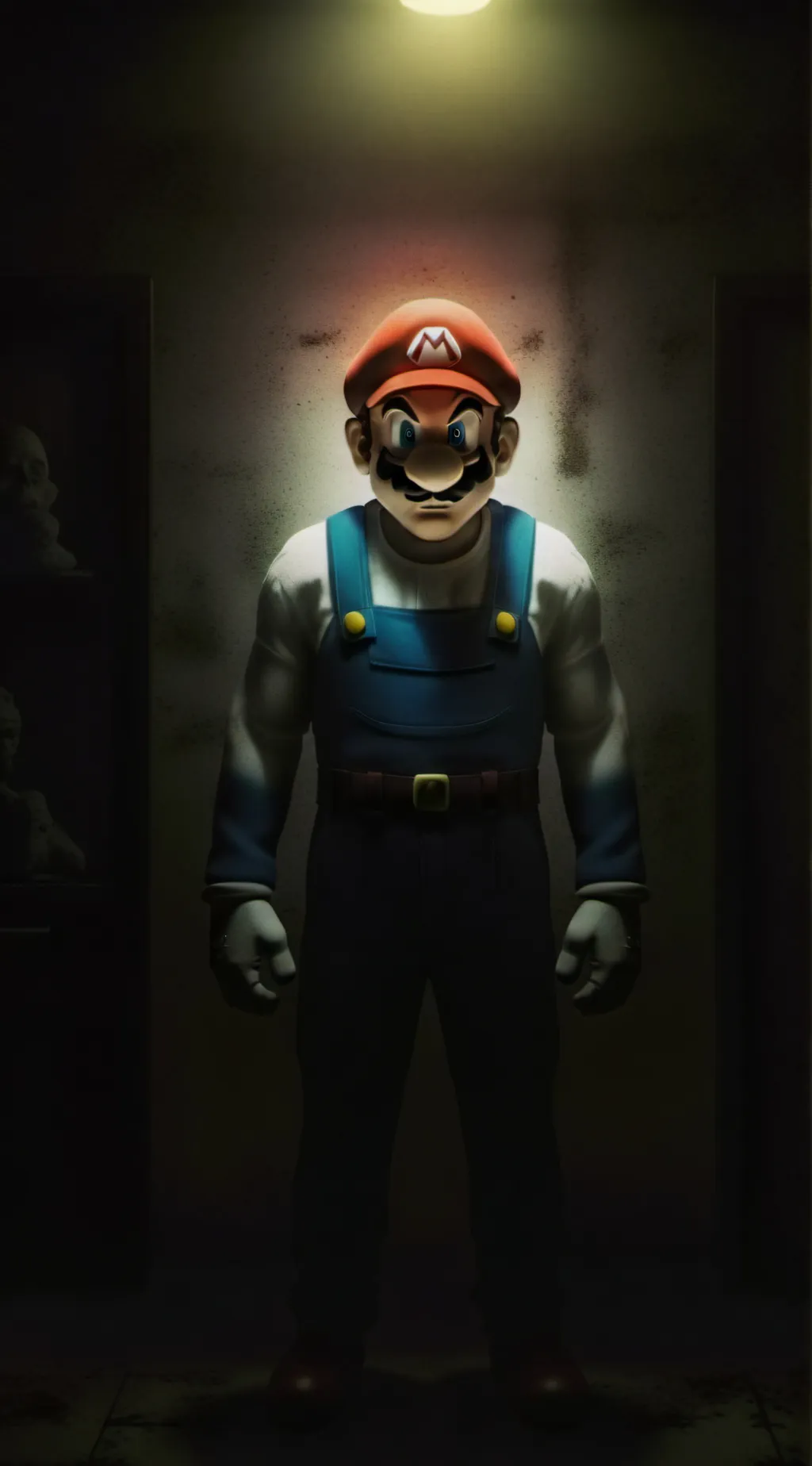 ai character: evil Mario background