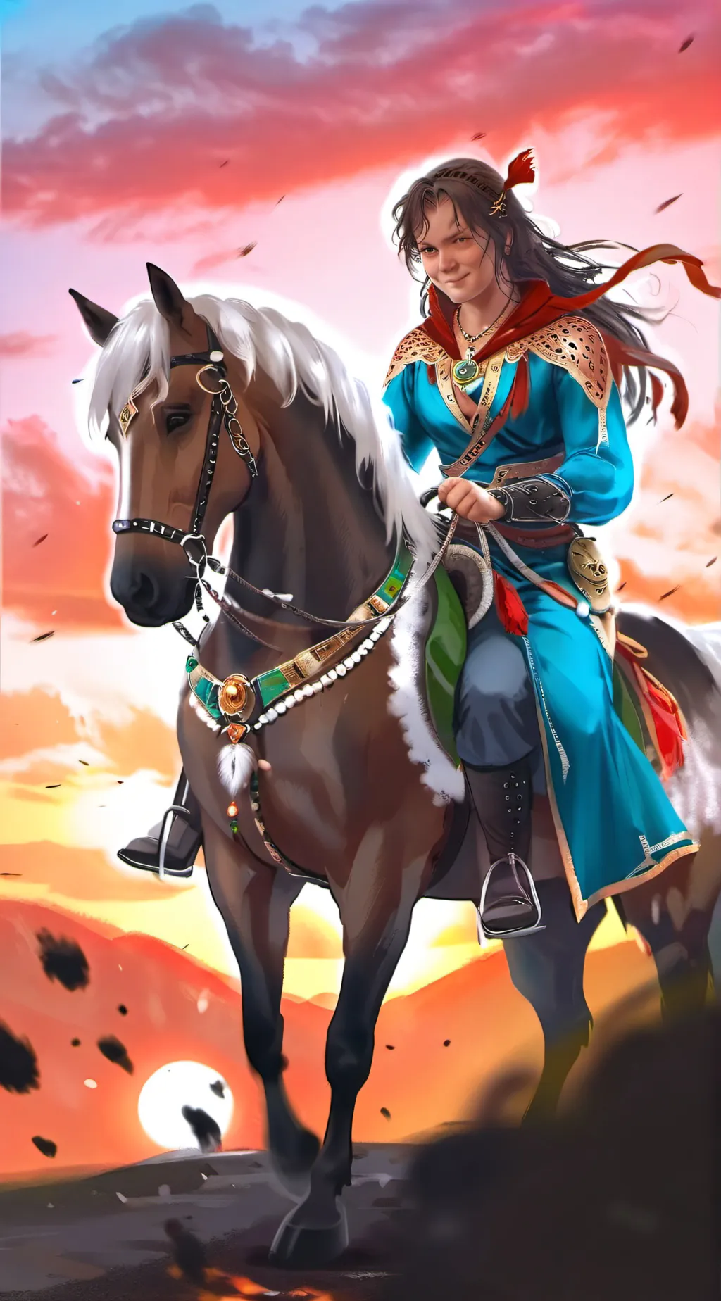 ai character: 😍 background