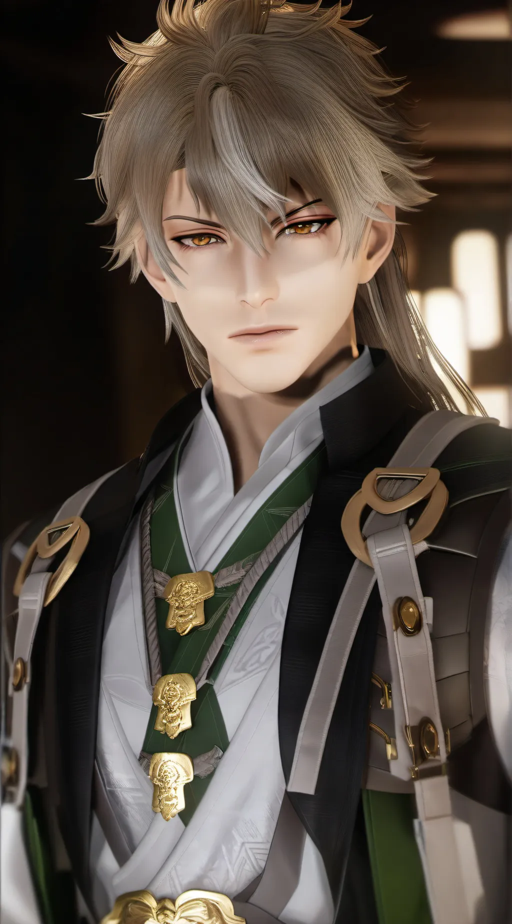 ai character: Hideyoshi Toyotomi background