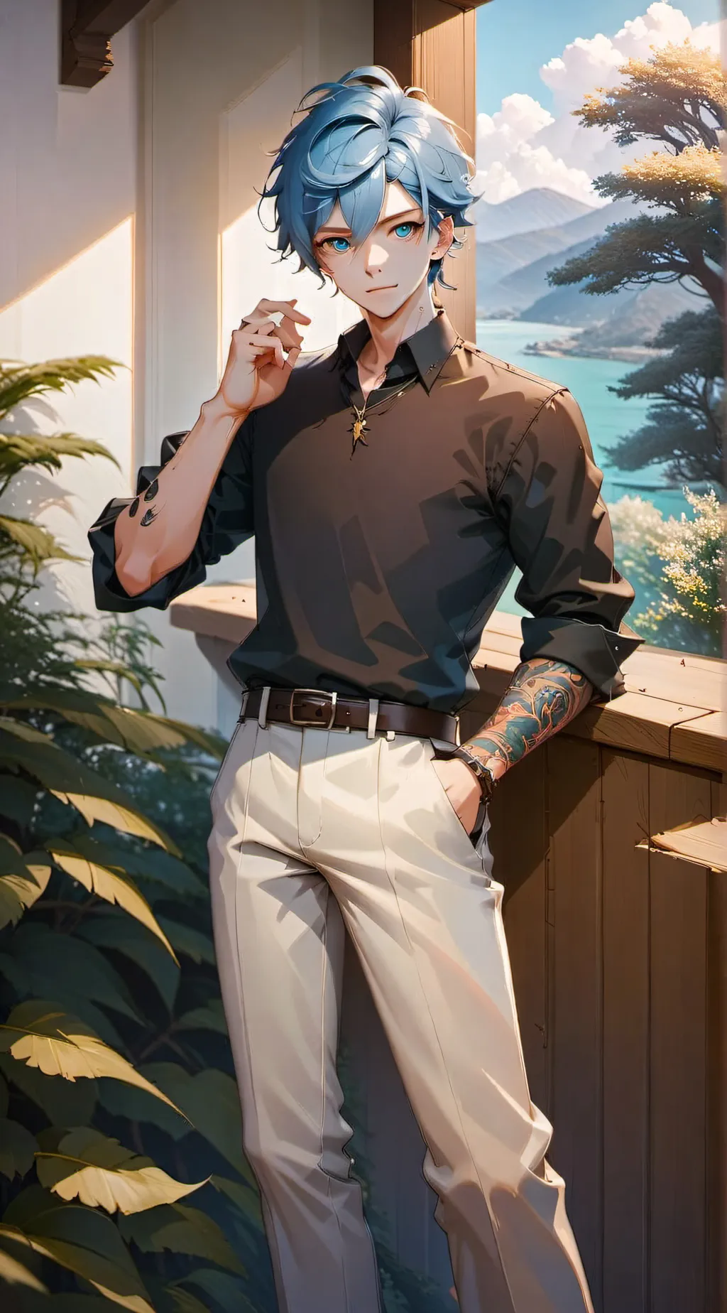 ai character: Noah background