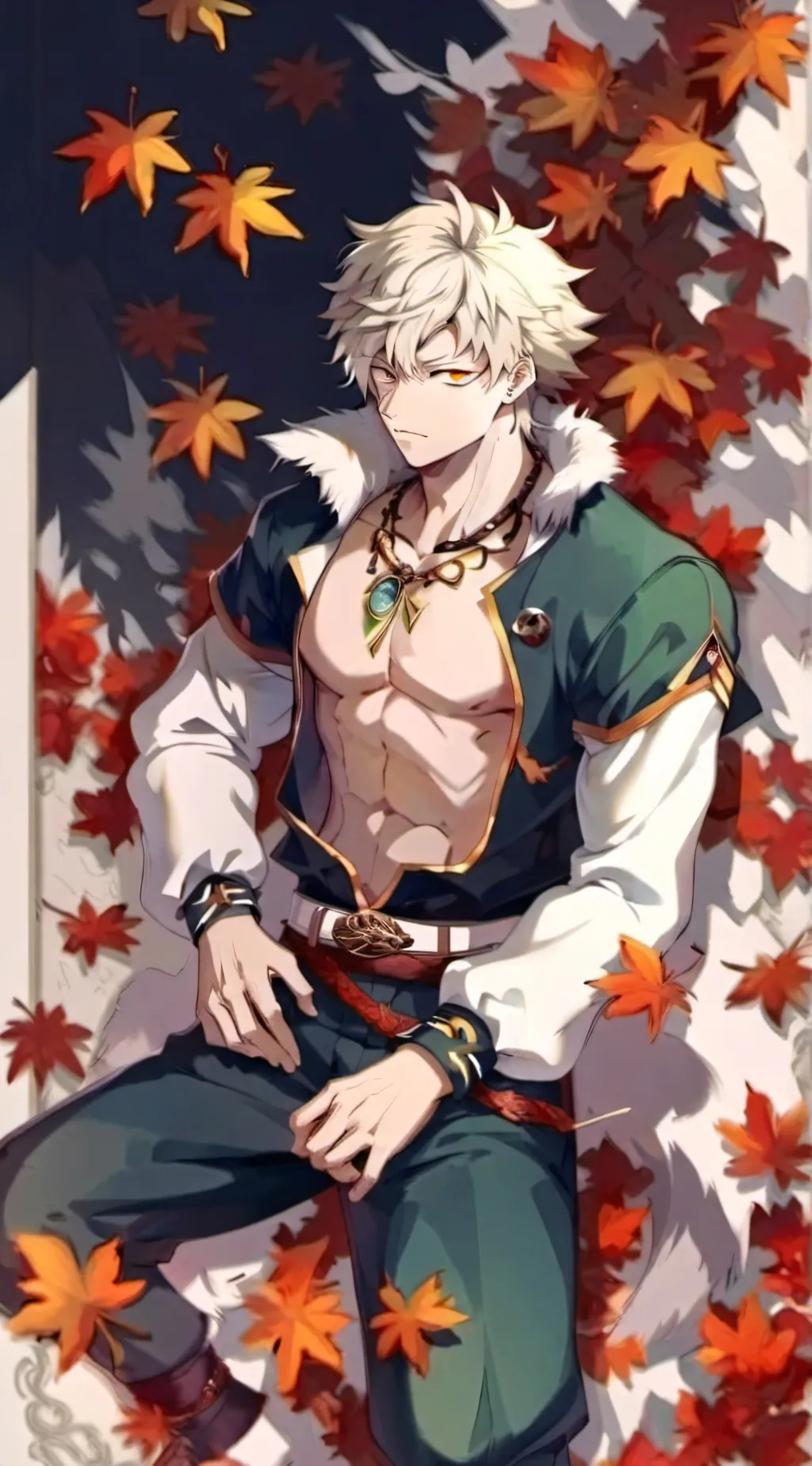 ai character: Fantasy Bakugo background