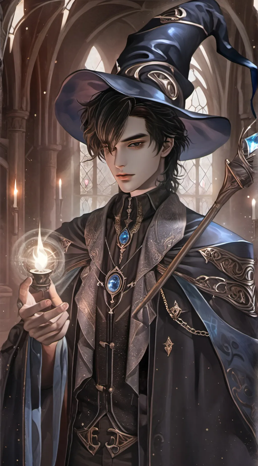 ai character: Noel  background