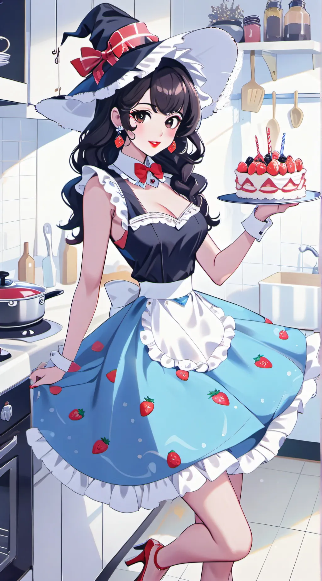 ai character: Jubilee Pomlie  background