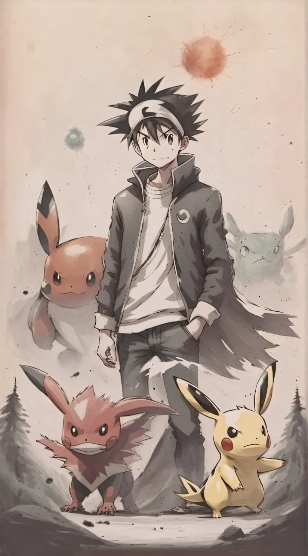 ai character: Pokemon.. background