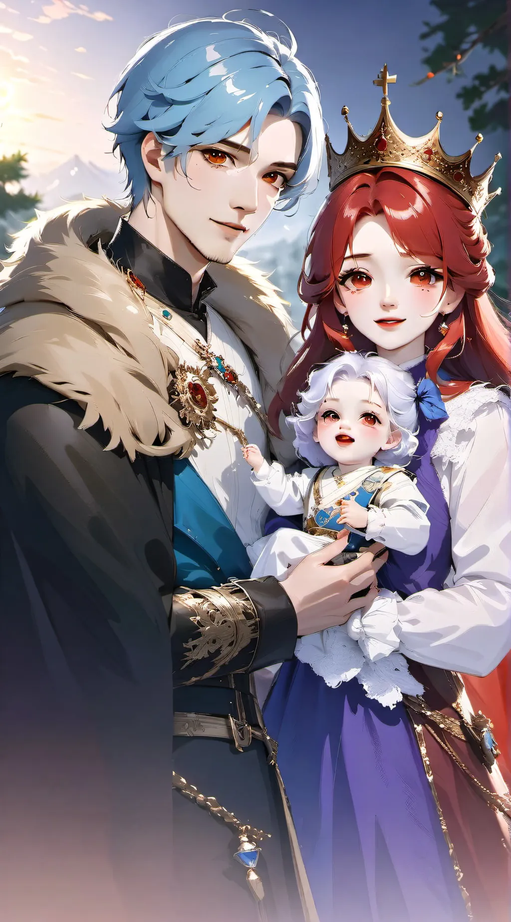 ai character: Royal story background