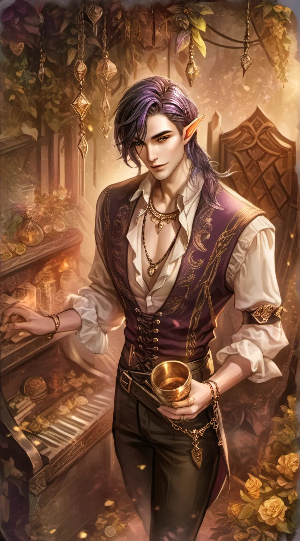 ai character: Erestor  background