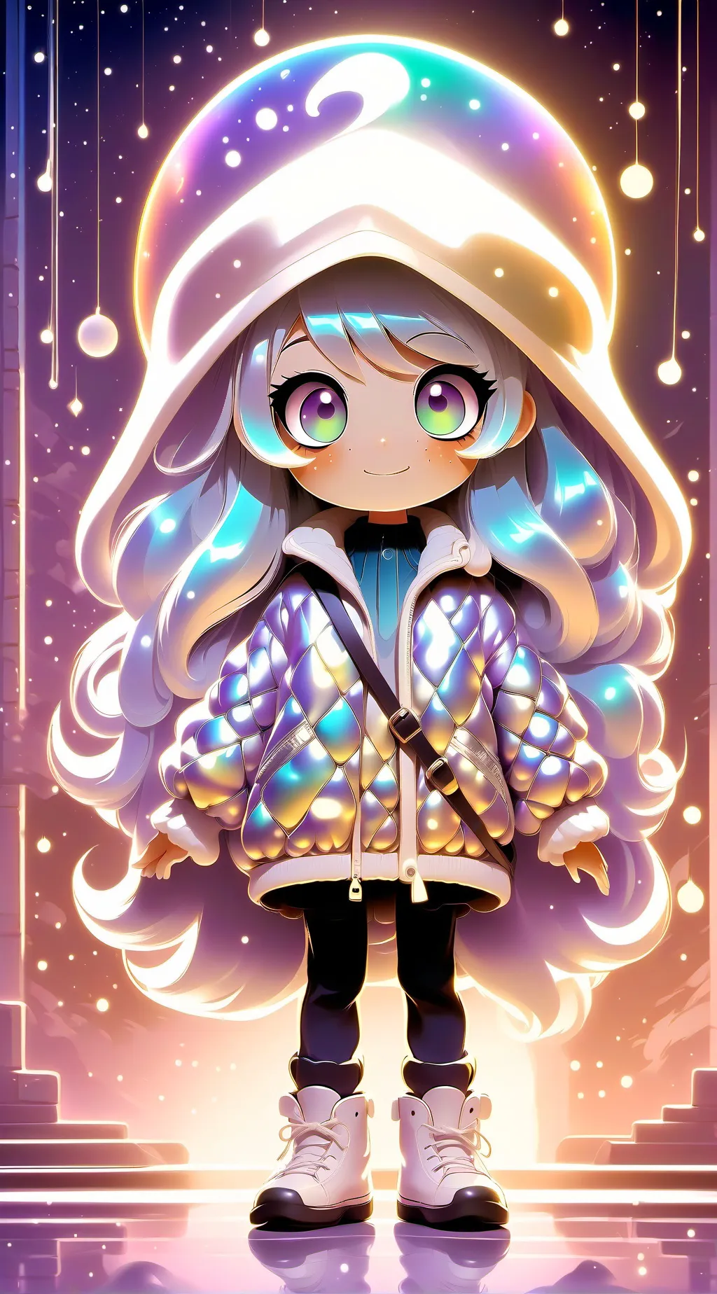 ai character: Lauren zside background